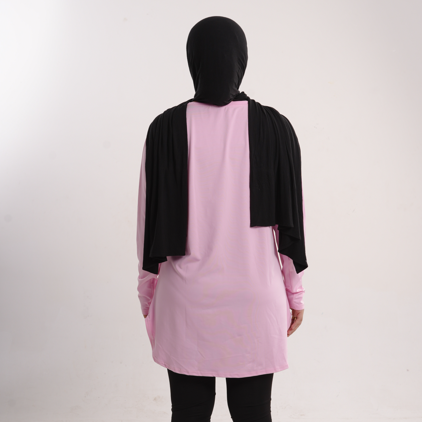 Prime Rose Pink Modest Gym T-shirt For Women