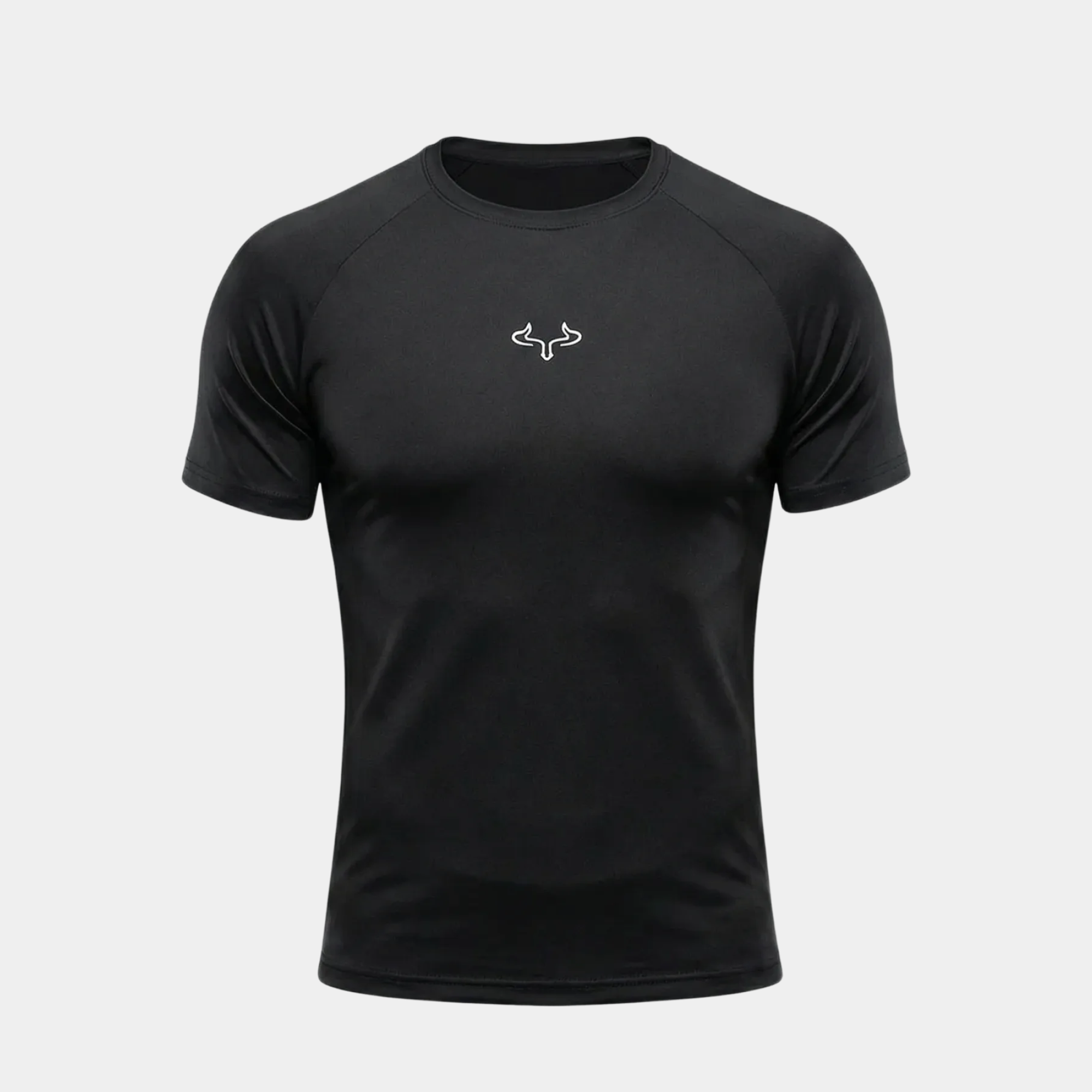Prime Black Basic Compression T-shirt For Men