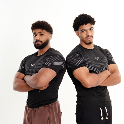 Prime Black Monster Compression T-shirt For Men