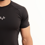 Prime Black Basic Compression T-shirt For Men