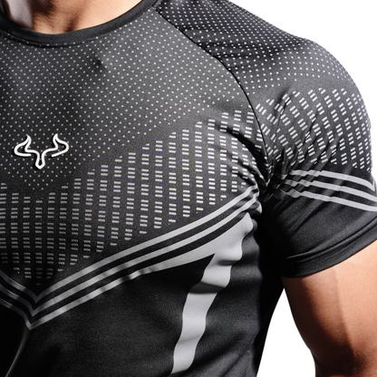 Prime Black Monster Compression T-shirt For Men