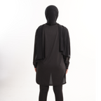 Prime Black Modest Gym T-shirt For Women