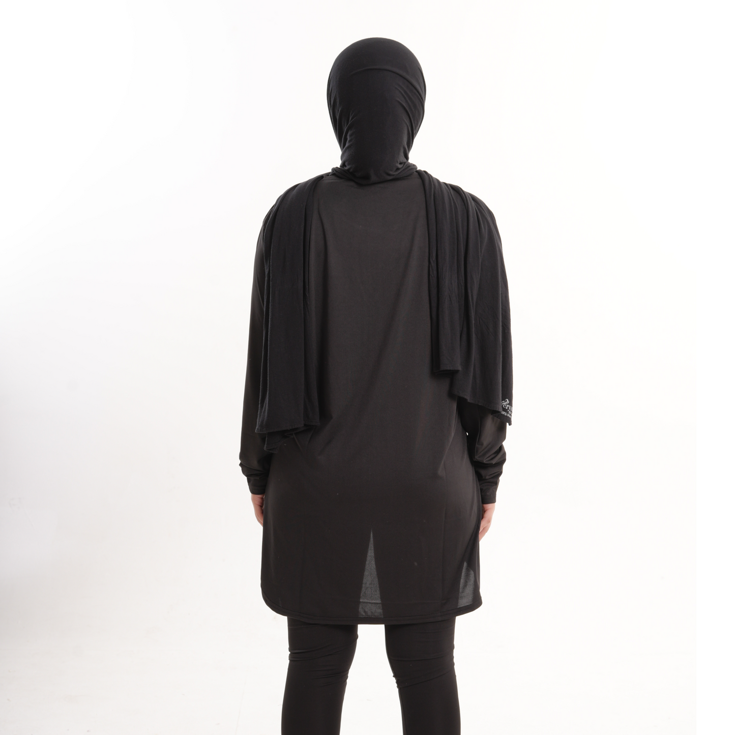 Prime Black Modest Gym T-shirt For Women