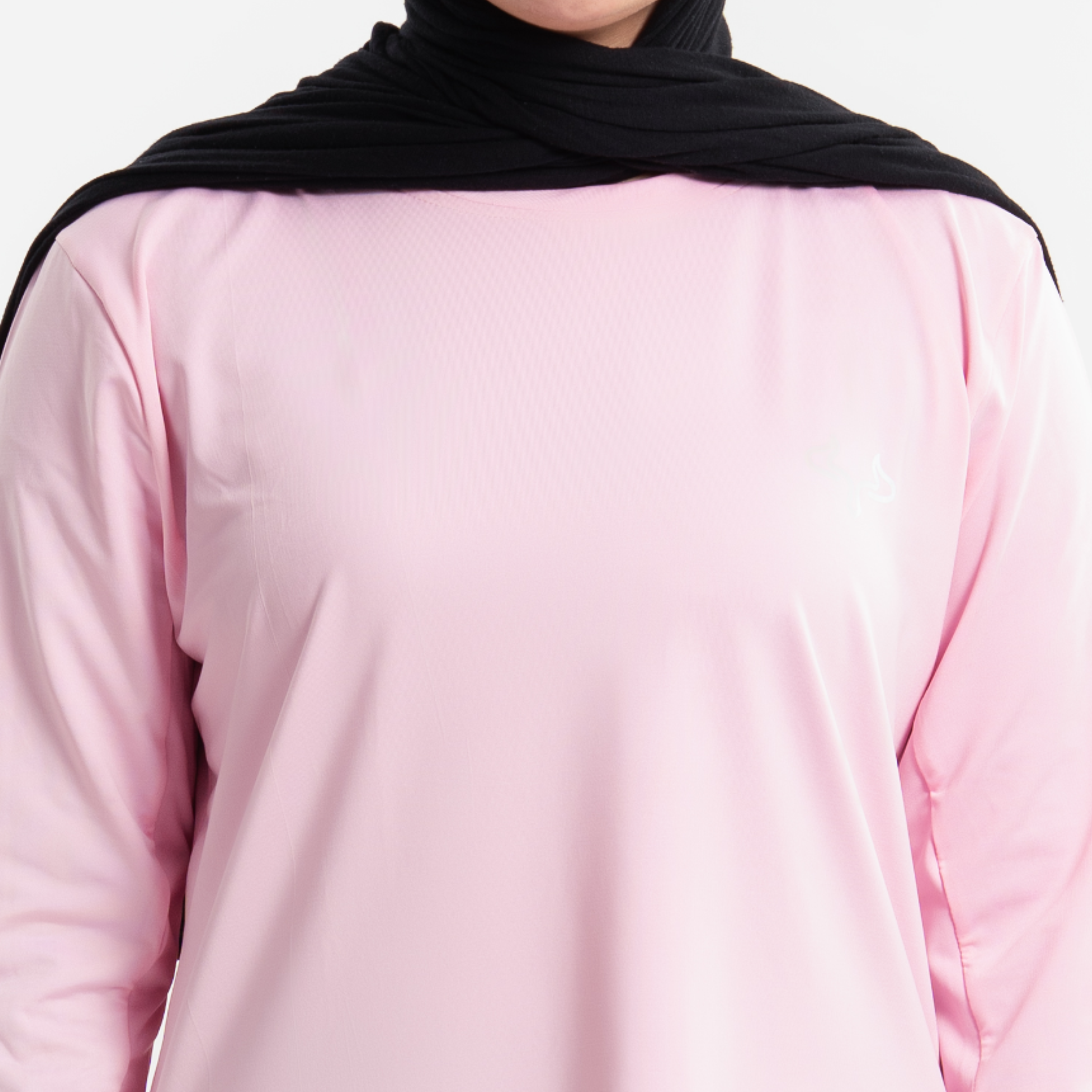 Prime Rose Pink Modest Gym T-shirt For Women