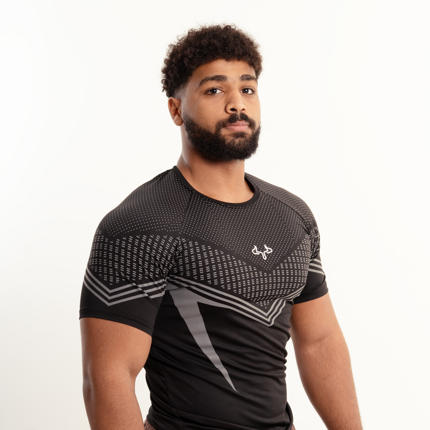 Prime Black Monster Compression T-shirt For Men
