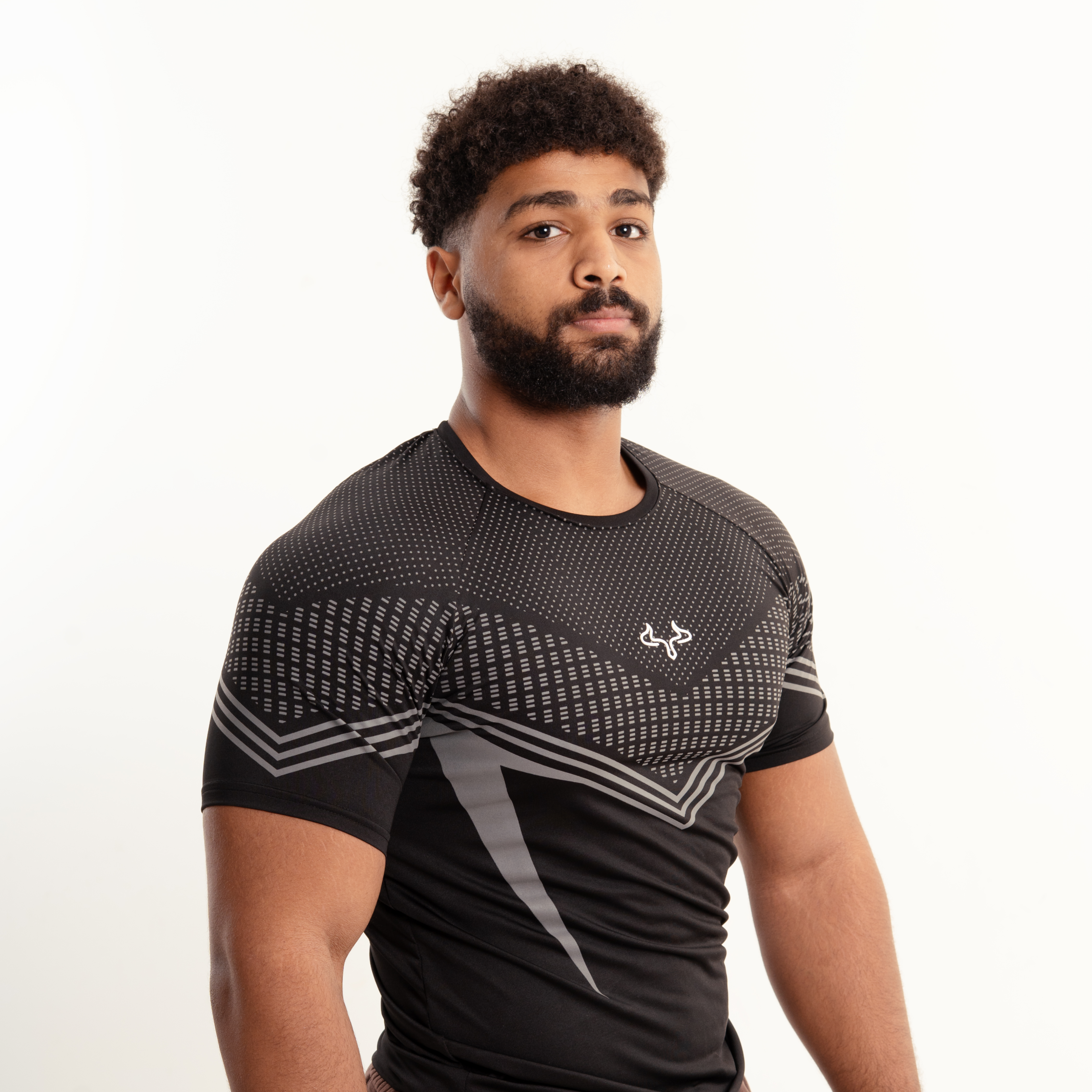 Prime Black Monster Compression T-shirt For Men