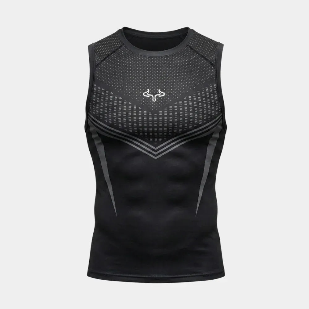 Prime Black Compression Tank - Athura