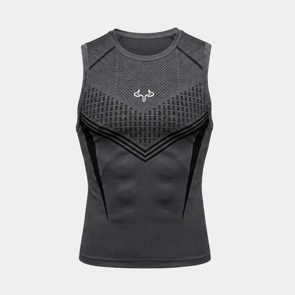 Prime Gray Compression Tank - Athura